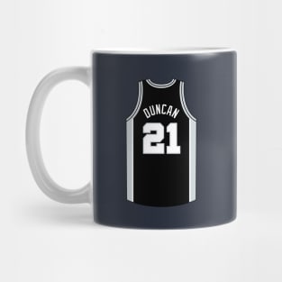 Tim Duncan San Antonio Jersey Qiangy Mug